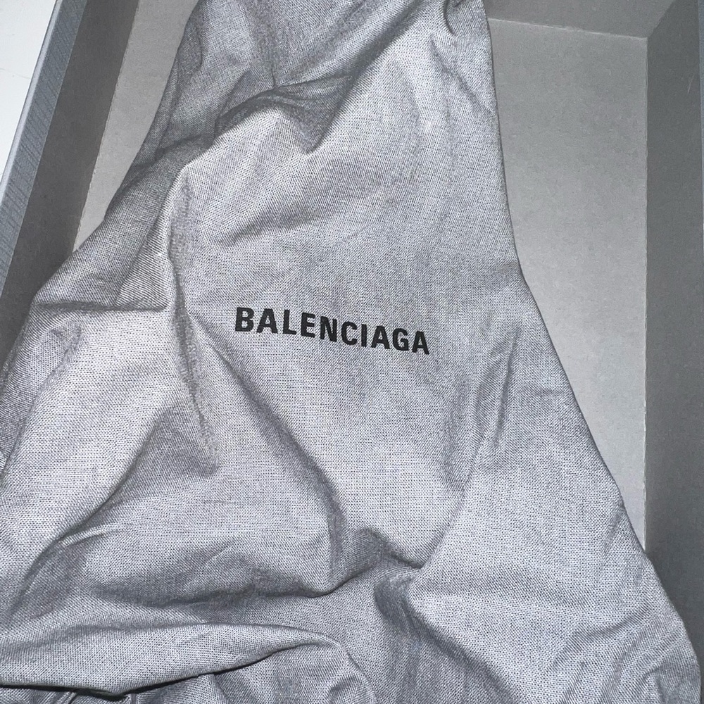 Blue Balenciaga Platform Slides - Picture 6 of 6